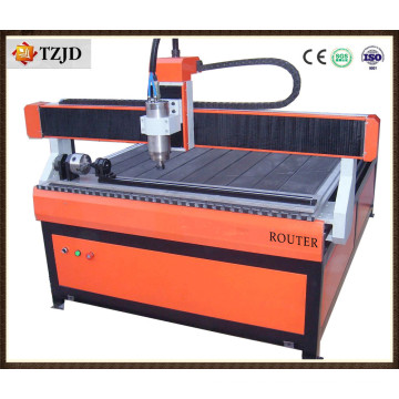 Machine de gravure CNC en Chine avec axe rotatif